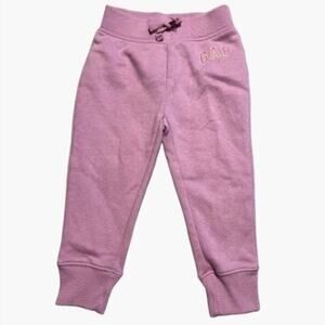GAP SweatPants Girls Size 2 Purple with Pink Logo 2 available twins mult…